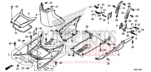 FLOOR STEP/UNDER COVER SH150G de 2016